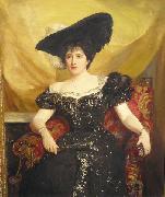 John Singer Sargent Jennie Churchill oil on canvas